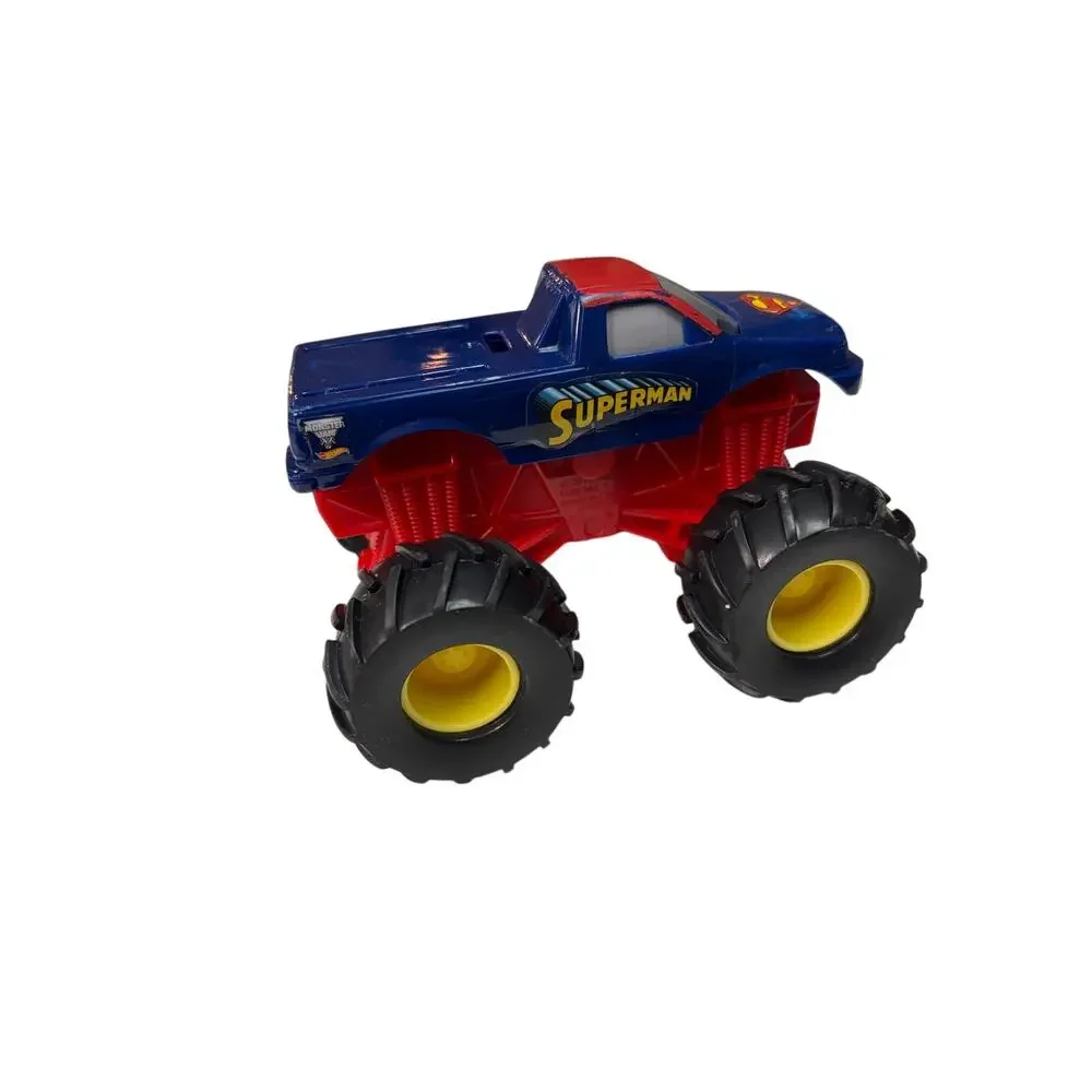 (3) Monster Truck Ford Superman Monster Jam Max D McDonald Hot Wheels Too S’Cool